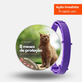 Colar Anti Pulgas e Carrapatos Original - 8 Meses de Proteção