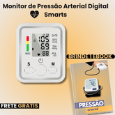 Monitor de Pressão Arterial Digital Smarts + BRINDE Ebook