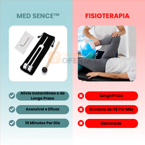 Med Sence™ 128 Hz - Diapasão de Cura [KIT COMPLETO]