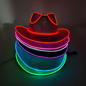 Chapéu Neon Cowboy Smarts® - Recarregável