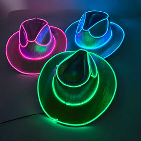 Chapéu Neon Cowboy Smarts® - Recarregável