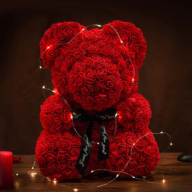 Urso de Pelúcia com rosas - Blossom Urso Mac